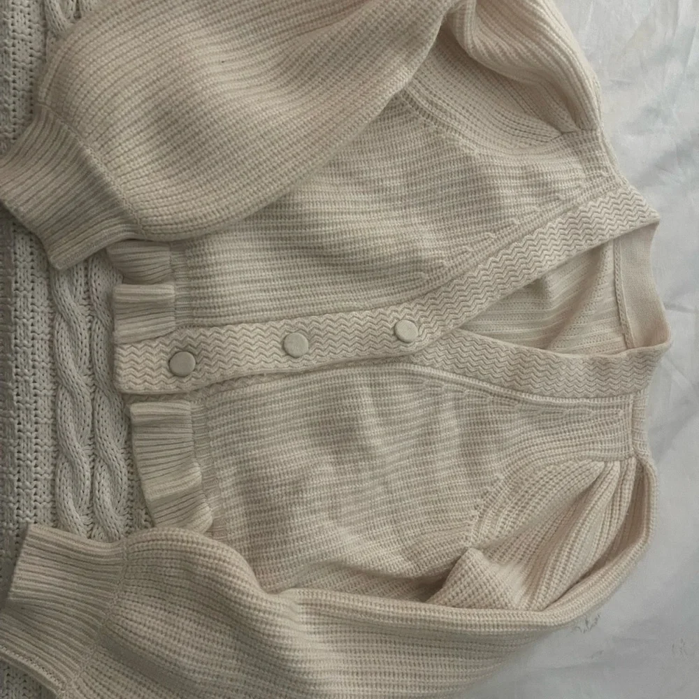 LoveShackFancy Cream Knit Cardigan - Picture 2 of 3